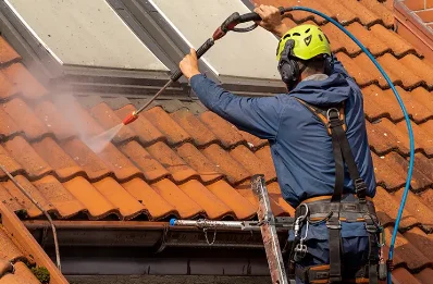 Démoussage et hydrofuge de toiture à Hunspach